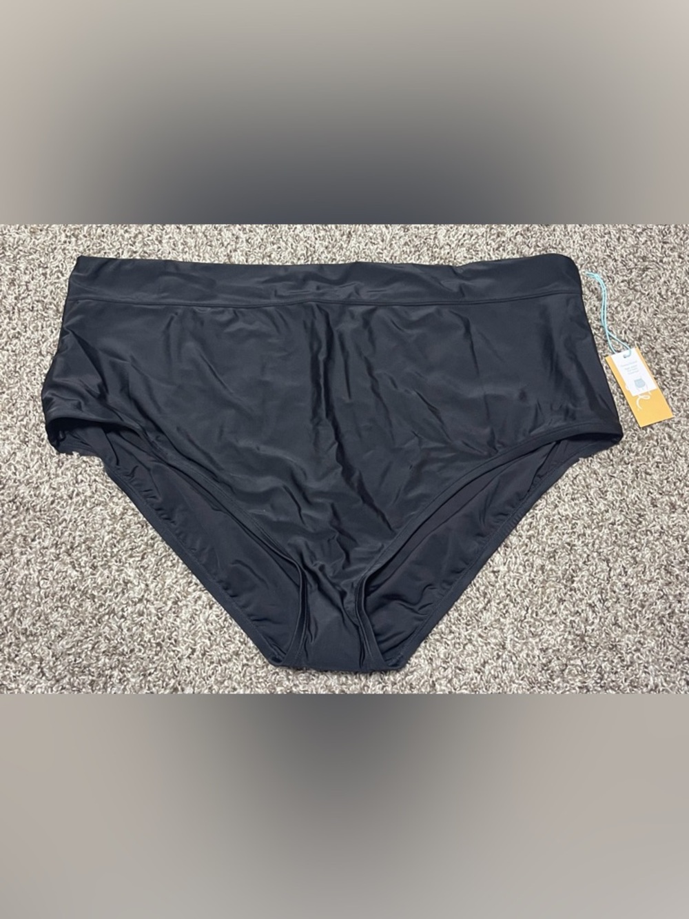 90: Kona Sol Black Swimwear Bottom - 3X